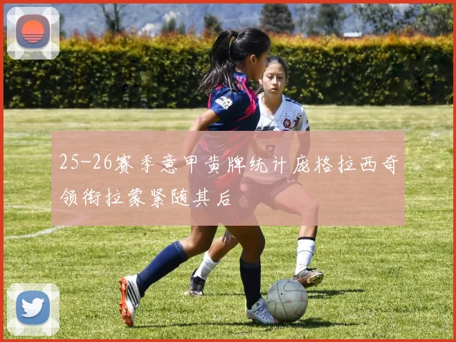 25-26赛季意甲黄牌统计庞格拉西奇领衔拉蒙紧随其后